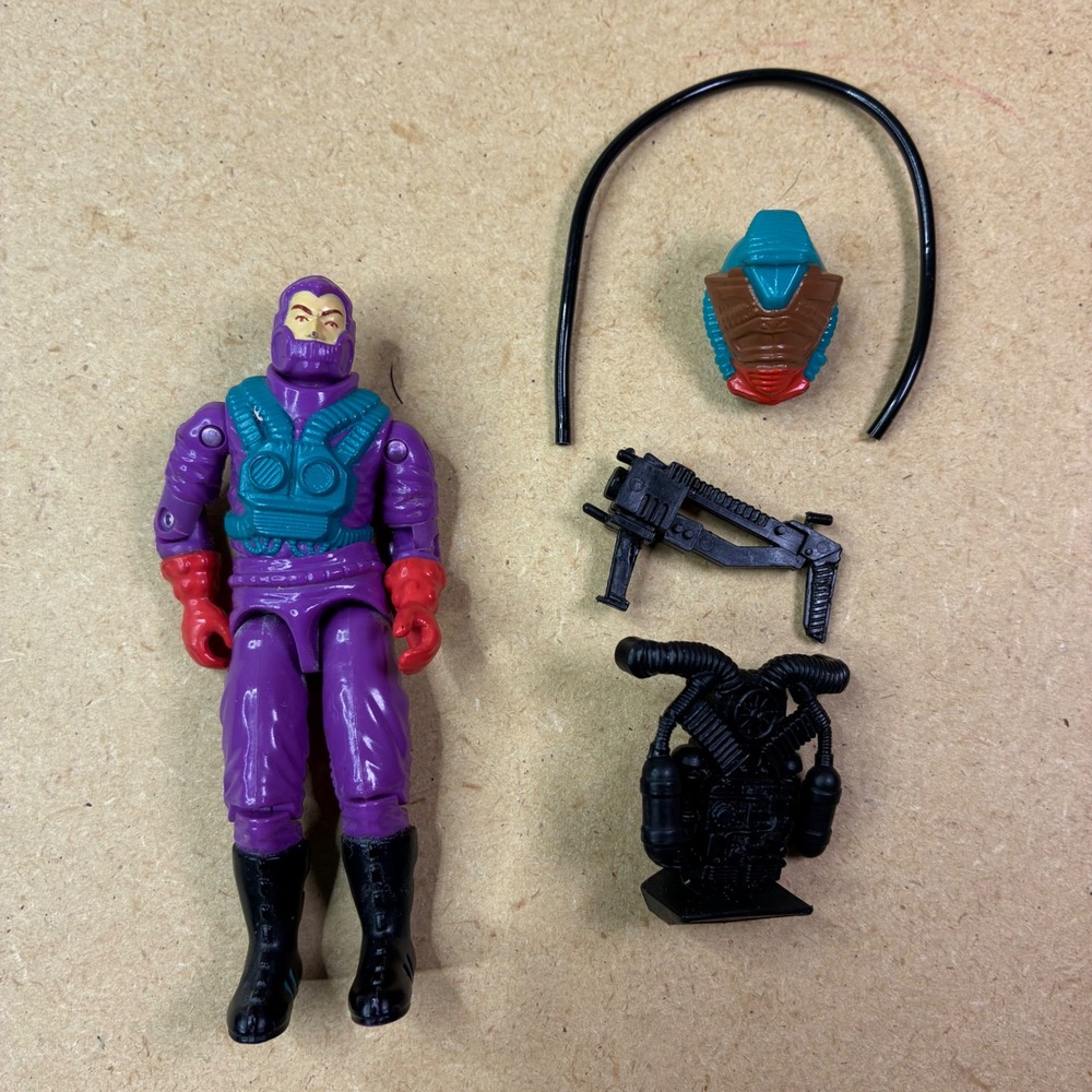 GI Joe Cobra Toxo Viper 1988 v1 Series 7 ARAH Figure Complete (100% & Unbroken)